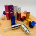 5ML 10ML Colored Refillable Perfume Aluminum Atomizer Fine Mist Pump Spray Bottle